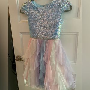 Girls size 10 Rare Editions sparkly dress